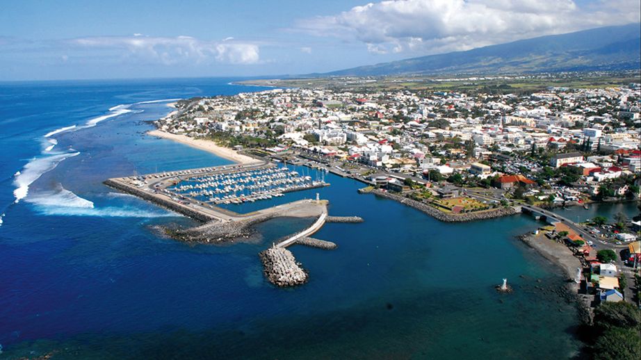 Vue aérienne de Saint-Pierre (La Réunion)